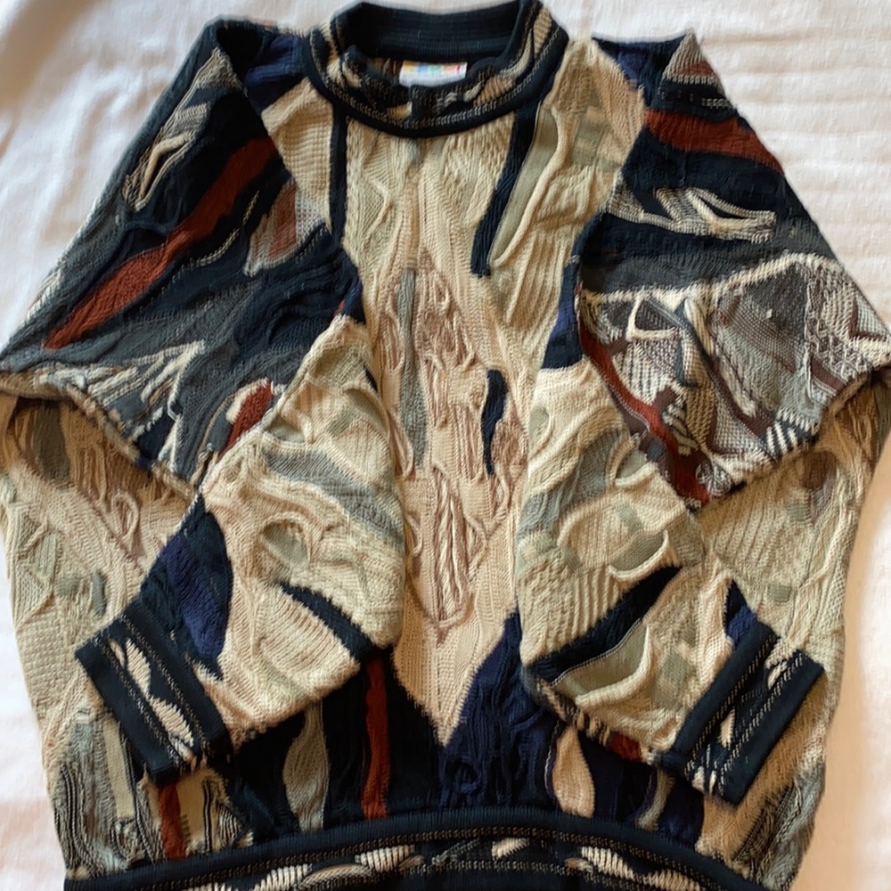 COOGI AUSTRALIA, multi colored knit, M, excellent